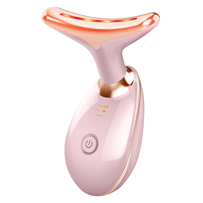 7-in-1 Microcurrent Facial Massager — LED Light Therapy & EMS Skin Firming Device