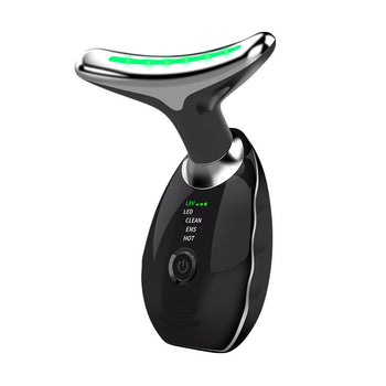 7-in-1 Microcurrent Facial Massager — LED Light Therapy & EMS Skin Firming Device